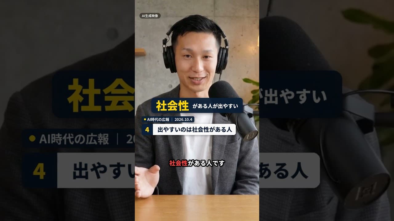 発信だけじゃ勝てない。AI時代に広報が差別化になる理由