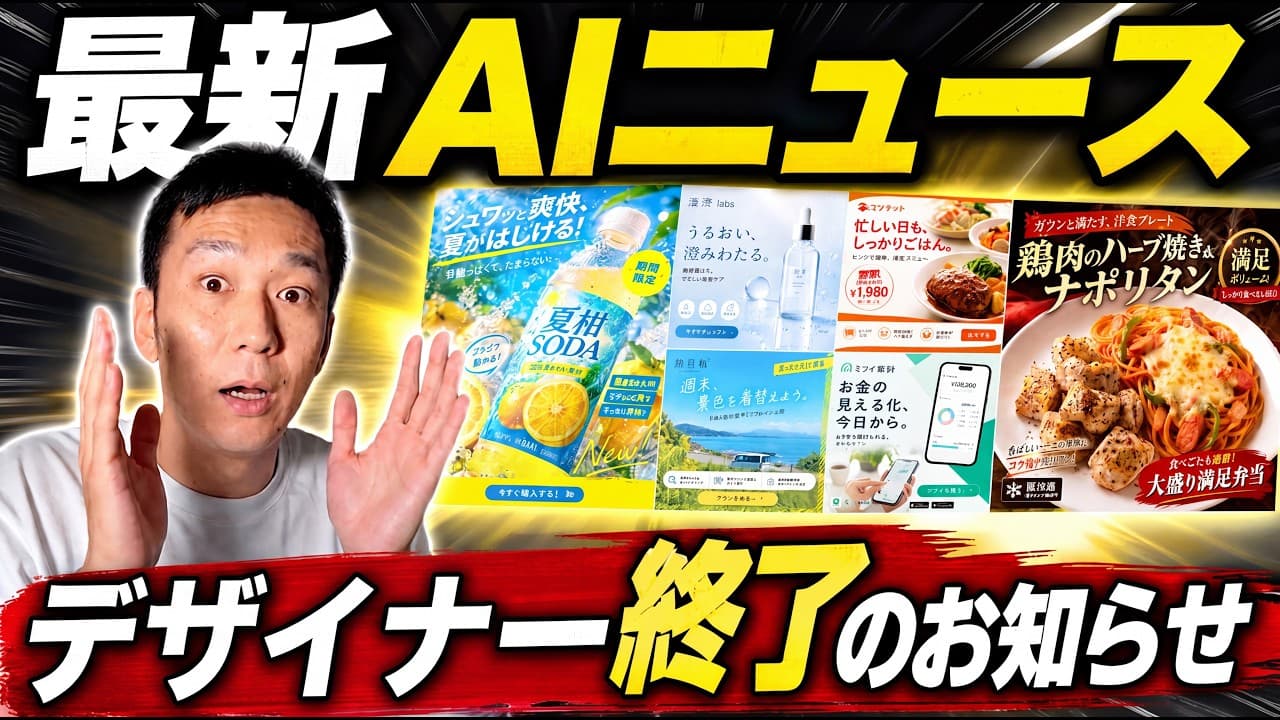 【最新】Claudeのせいで仕事がなくなる…今の生成AI情勢を解説した。